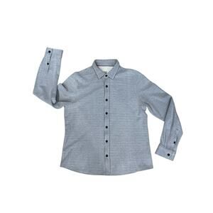 Civil Society Shirt Men’s Large Gray Button Up Long Sleeve Quality Casual Office